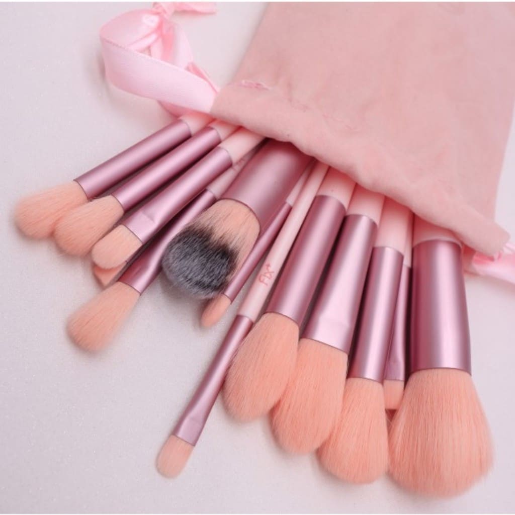 Kit 13 Pçs Pincéis De Maquiagem Contorno Profissional - Boa qualidade